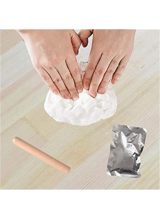 Baby Clay Handprint Footprint Kit Picture Frame, Perfect for Baby Gifts, Memory Photo Frame - Newborn Baby Keepsake Frames Plaster Kit Photo Frame - Image 4