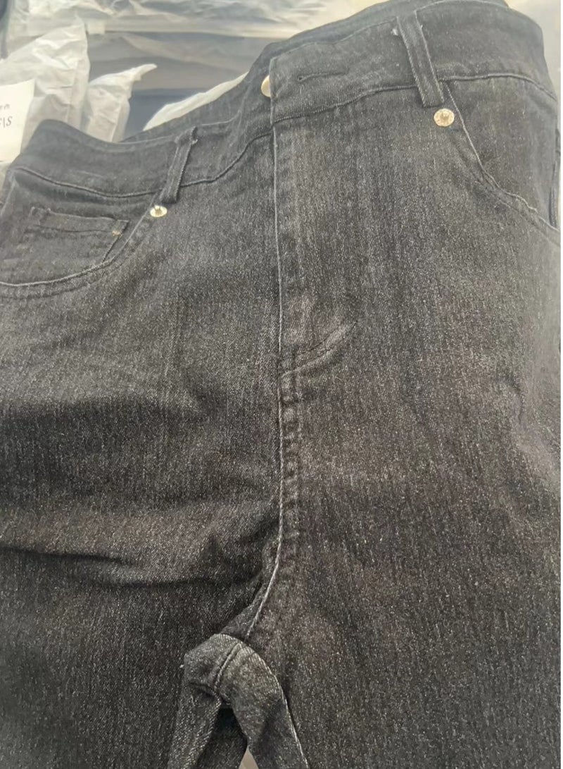 ريوكل بنطلون جينز نسائي ضيق من قماش الدنيم المطاطي بخصر عالٍ وقصة ضيقة وقصّة ساق رفيعة - Image 3