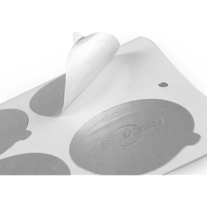 ريكابس أغطية رقائق معدنية لكبسولات القهوة قابلة لإعادة الاستخدام، ملصقات وفلاتر، أغطية إسبرسو من الألومنيوم متوافقة مع خط نسبرسو الأصلي 37 مم، 120 قطعة - Image 4