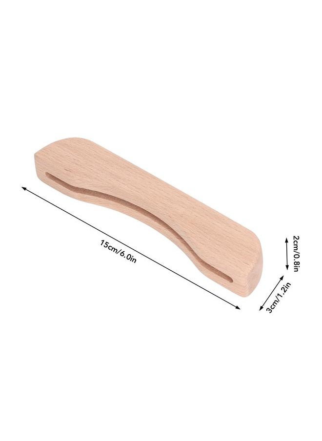 2pcs Grill Pan Handle Holder Prevents Scald Heat Resistance Wooden Hot Pan Handle Cover for Grill Plate Frying Pan