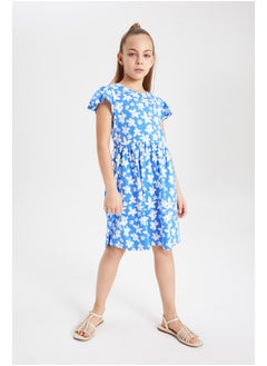 Girl Regular Fit Short Sleeve Knitted Dress