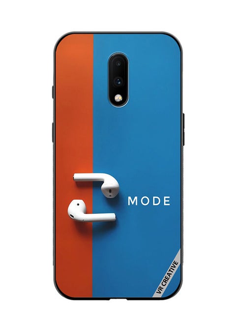 Protective Case Cover For OnePlus 7 Music Design Multicolour