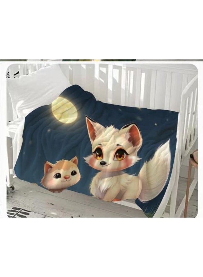 general Children's or student cartoon flannel thin blanket (warm and comfortable, suitable for sleep, games) 100cm*150cm - 339 - Image 3