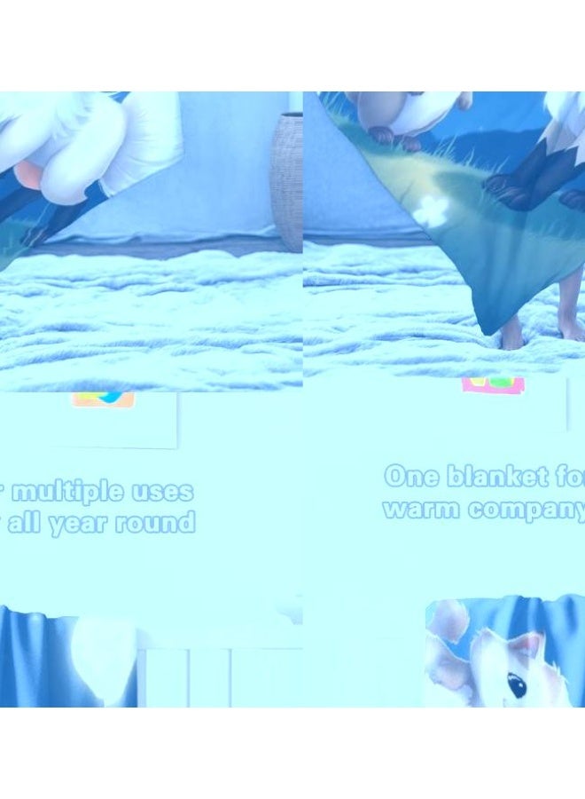 general Children's or student cartoon flannel thin blanket (warm and comfortable, suitable for sleep, games) 100cm*150cm - 339 - Image 4