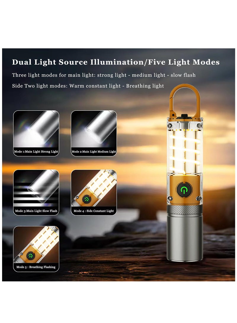 Flashlights High Lumens Rechargeable, Super Bright LED Flash Light, 6 Modes with USB-C Cable, IPX6 Waterproof, Handheld Powerful Flashlight for hunting, Camping, Emergencies - Image 5