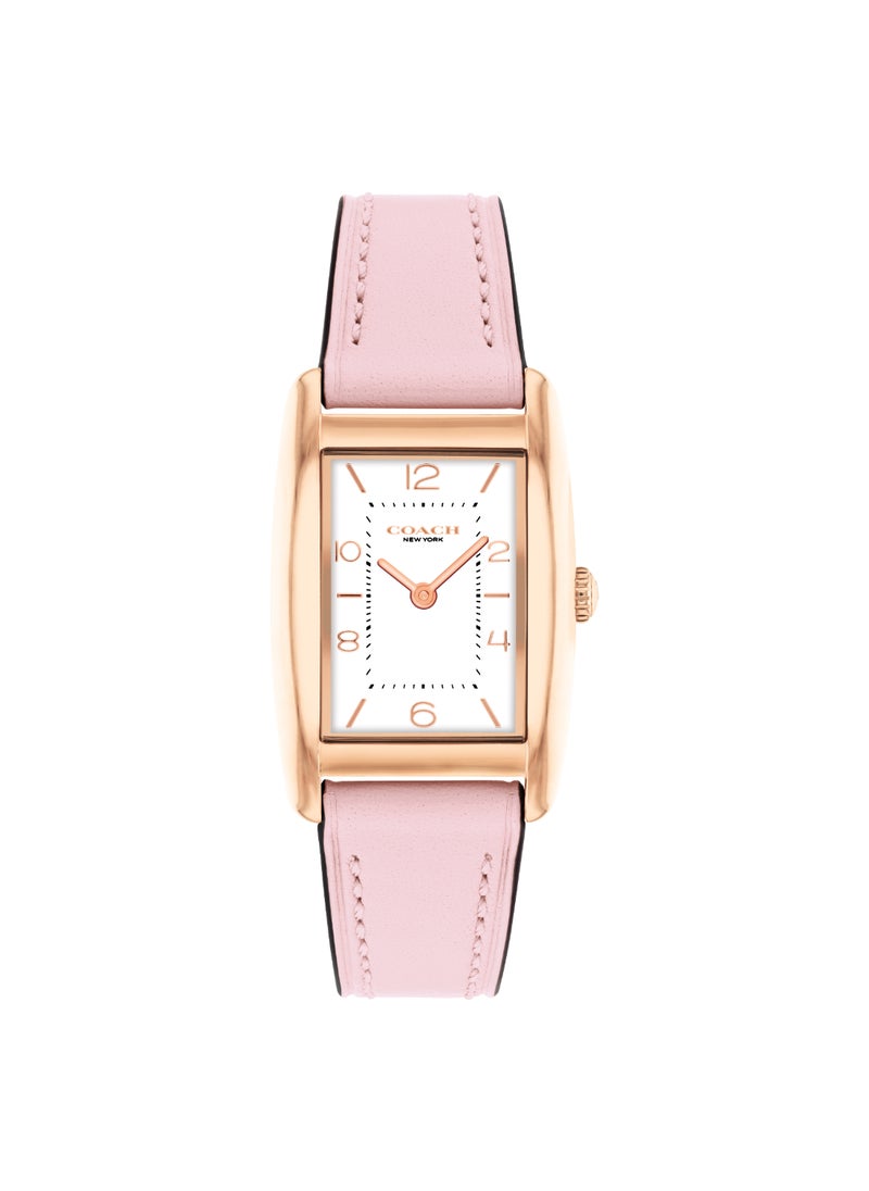 COACH Rectangle Analog Women's White Case Watch - 14504313  - Image 1