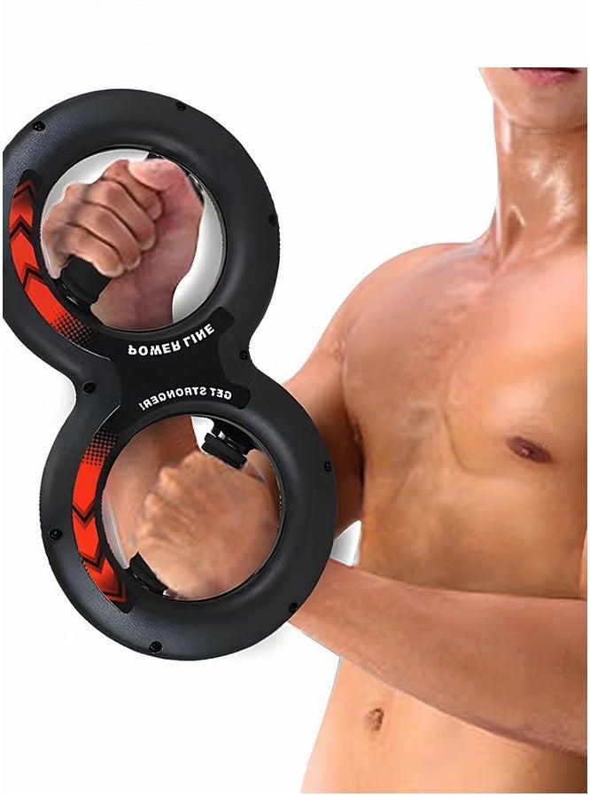 WALALLA Wrist Grip Strength Trainer, Spinning Burn Muscle Training, Gym Multifunctional Hand and Forearm Trainer, Gripper Exerciser Strengthener for Arm and Full Body Muscle Training - Image 1