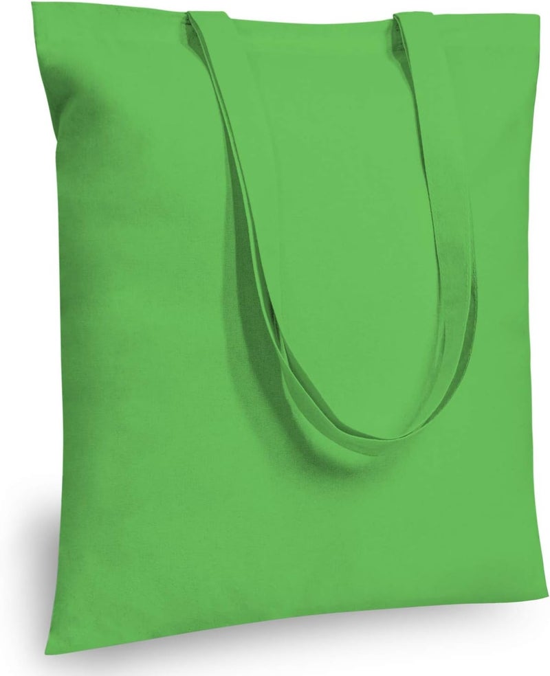 TOPDesign Economical Cotton Tote Bag, 5oz Lightweight Fabric, Reusable Grocery Shopping Cloth Bags, DIY Your Creative Designs - Image 1