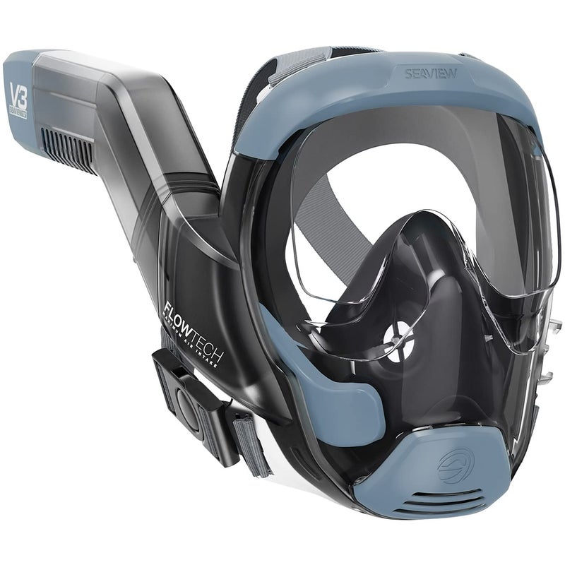 Seaview 180 V3 Full Face Snorkel Mask Adult- The V3 is The Perfect Snorkeling Gear for Adults- Snorkel Mask with 180 Panoramic Viewing and Up to 600% Easier Breathing- Patented Flowtech Air Intake - Image 1