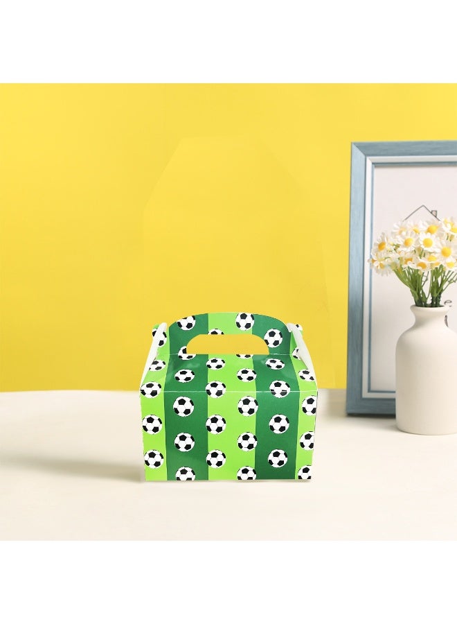 12 Pcs Football Box Durable Kraft Paper Gift Boxes Suitable for Various Small Gift Items(Size:15*15*9cm) - Image 2