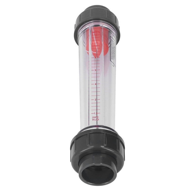 Liquid Flowmeter 1.2‑12m³/h 4% High Accuracy Transparent Tube - Acid & Alkali Resistant ABS Plastic Pipe Flowmeter for Chemical Petroleum Scientific Research Fields - Image 2