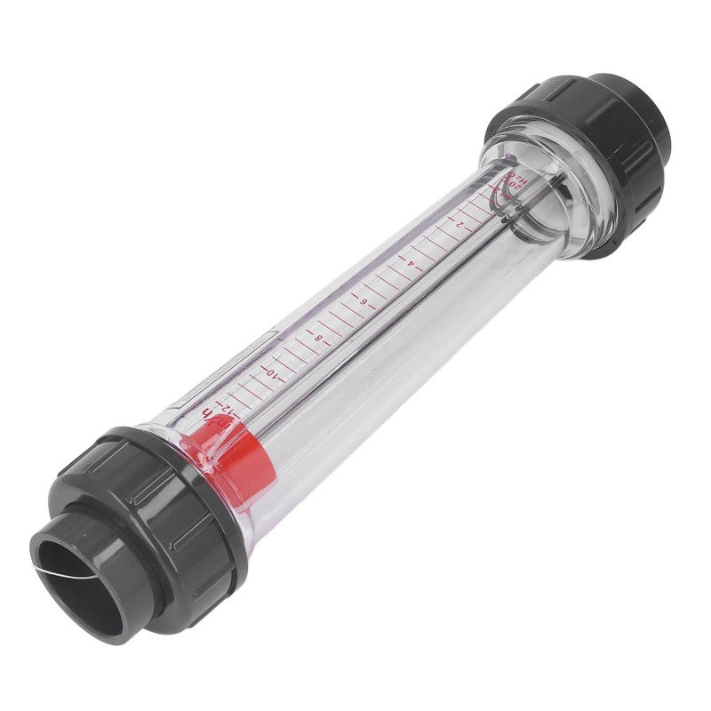 Liquid Flowmeter 1.2‑12m³/h 4% High Accuracy Transparent Tube - Acid & Alkali Resistant ABS Plastic Pipe Flowmeter for Chemical Petroleum Scientific Research Fields - Image 3