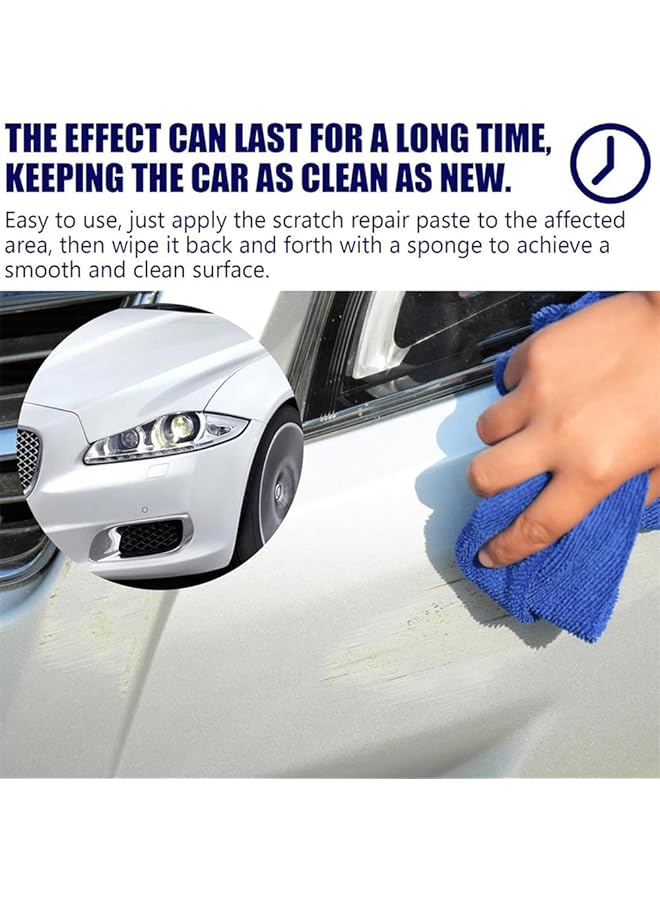 YARDHOBI Scratch Remover For Vehicles, Car Scratch Repair Paste, Car Paint Scratch Repair Polishing Wax, Scratch Remover Kit With Sponge For Vehicles For Deep Scratches, Car Accessories (2 Pcs) - Image 2