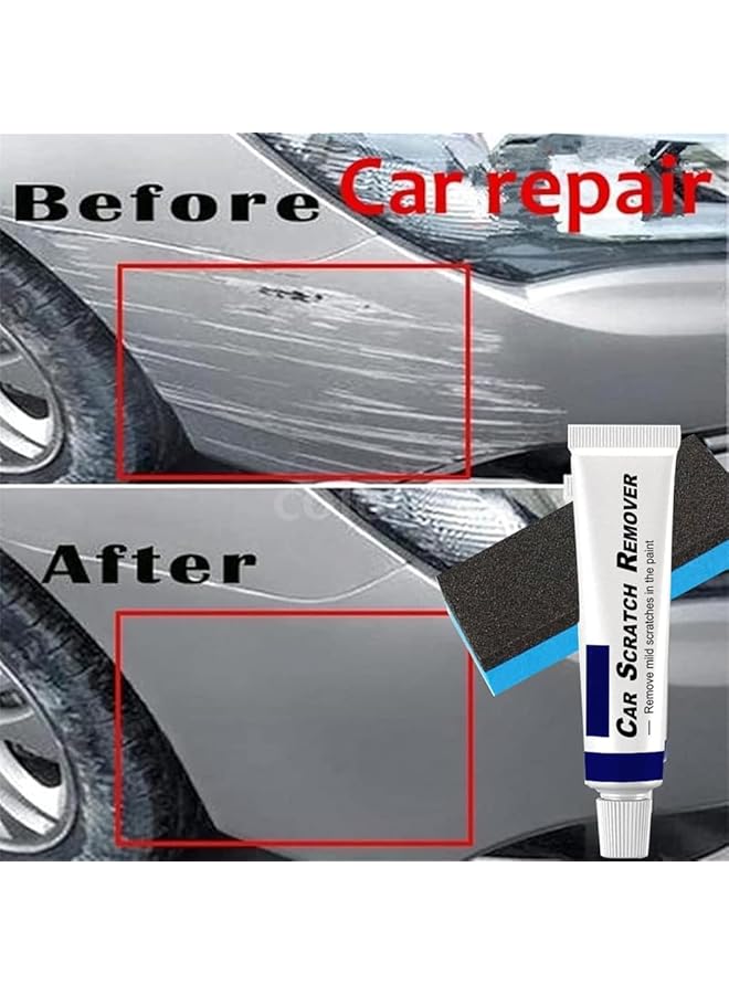 YARDHOBI Scratch Remover For Vehicles, Car Scratch Repair Paste, Car Paint Scratch Repair Polishing Wax, Scratch Remover Kit With Sponge For Vehicles For Deep Scratches, Car Accessories (2 Pcs) - Image 4