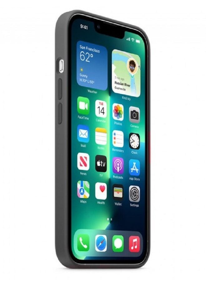 CATANES - iPhone 13 Pro Max Silicone Case Soft Shockproof Protective Cover 6.7inch Dark Grey - Image 1