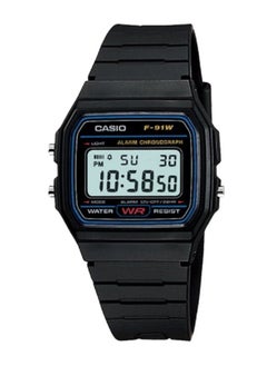 Resin Digital Wrist Watch F-91W-1DG