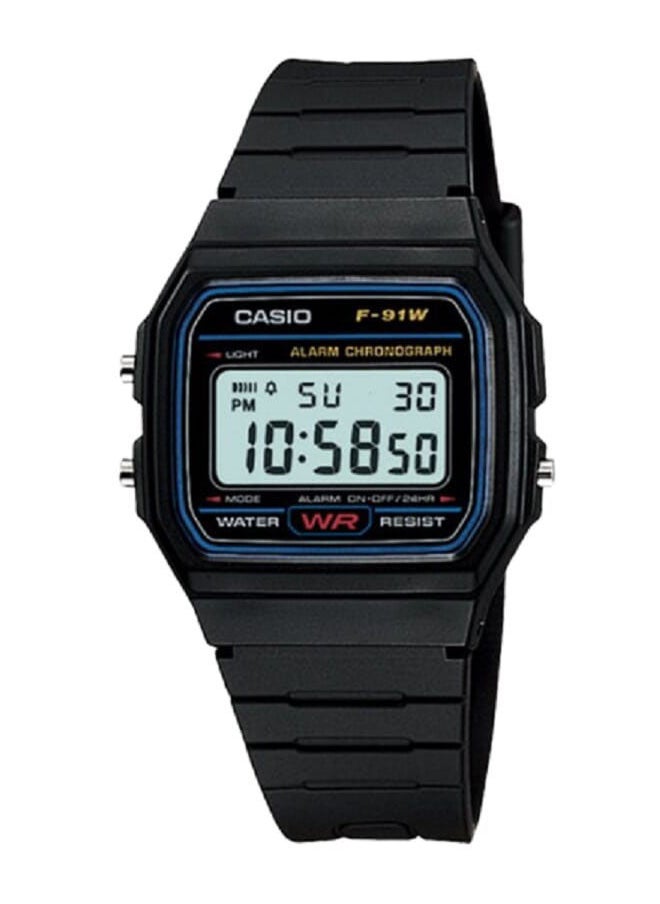 CASIO - Resin Digital Wrist Watch F-91W-1DG - Image 1