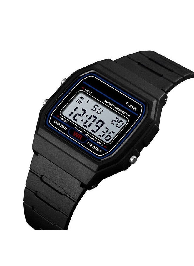 CASIO - Resin Digital Wrist Watch F-91W-1DG - Image 1