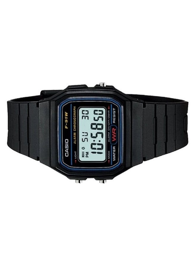CASIO - Resin Digital Wrist Watch F-91W-1DG - Image 1