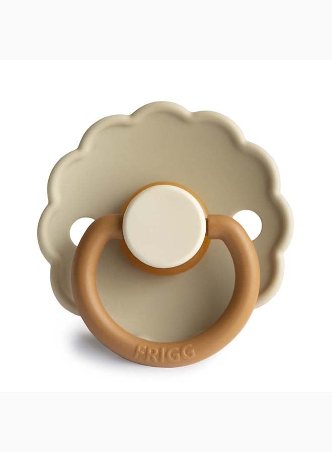 FRIGG Daisy Latex Baby Pacifier 0-6M 1-Pack Desert - Size 1