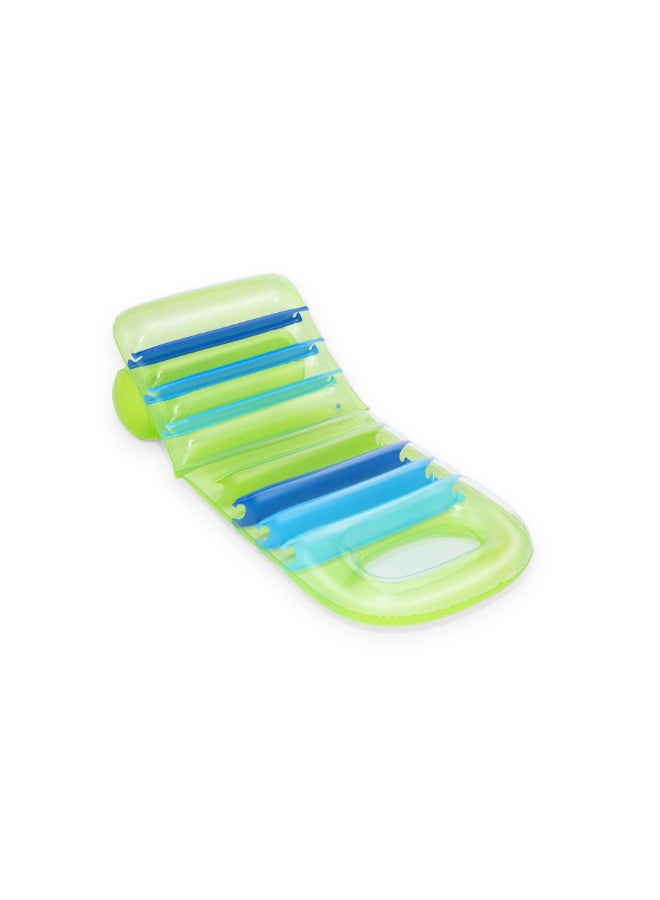 Bestway Summer Colors Adjustable Lounge Inflatable Pool Float, 6 ft 4 in x 31.5 in (1.93 m x 80 cm), Reclining Air Mattress with Adjustable Backrest for Pool, Beach & Lake, Ages 3+ - Image 3