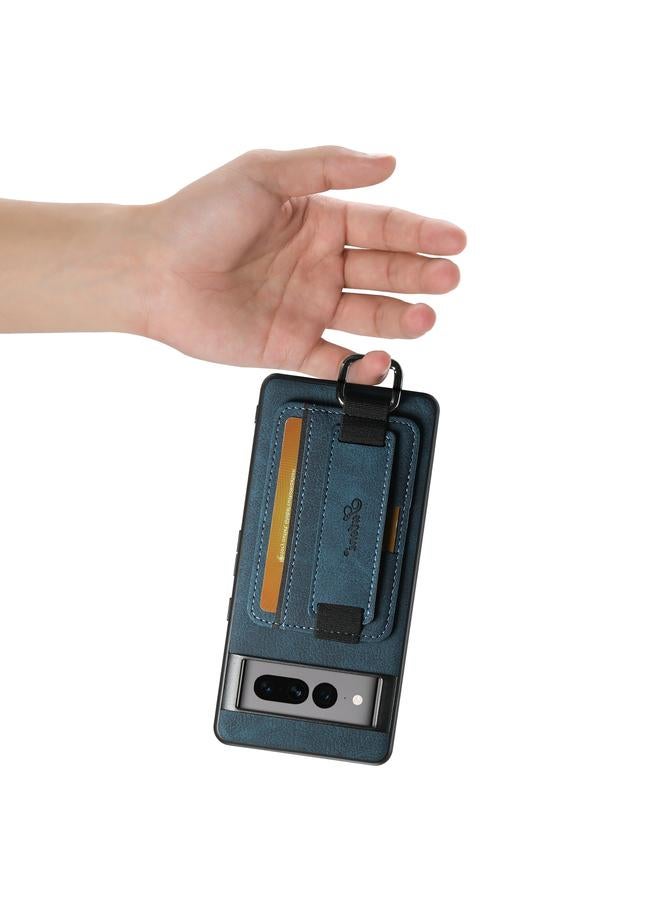 Suteni Case For Google Pixel 6 Pro H13 Litchi Leather Wrist Strap Wallet Back Phone Case - Image 5