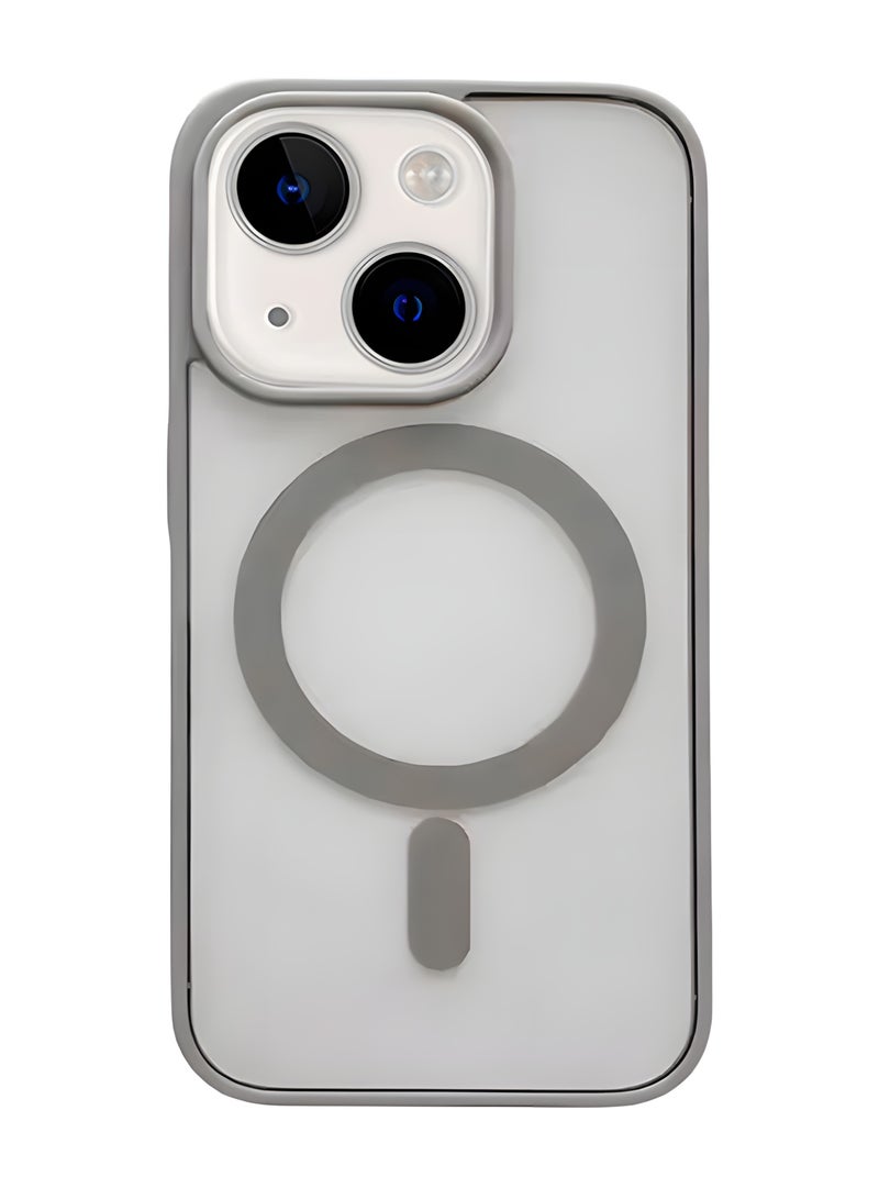 Magsafe Case for iPhone 14 Magsafe Clear Cover Magnetic Wireless Charging Support, Shockproof Protection, Scratch-Resistant for iPhone 14 - Natural  Titanium - Image 1