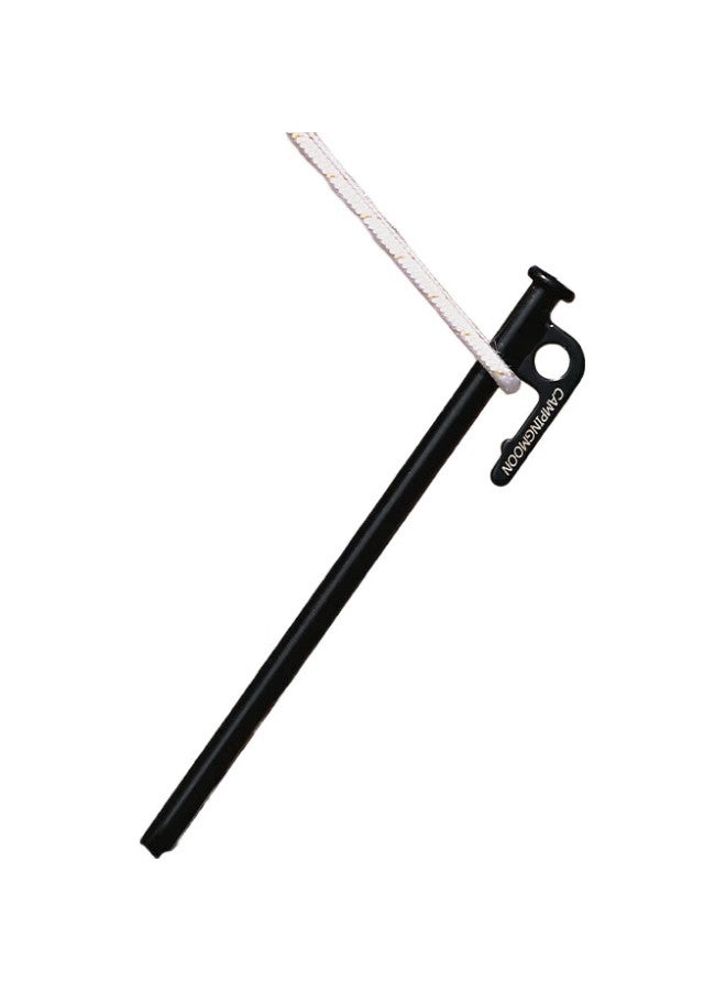 Campingmoon Coleman Ground Nail Set, Tent Pegs, Canopy Nails, Windproof Nails, High Hardness Carbon Steel T20Cm 8Pcs - Image 2