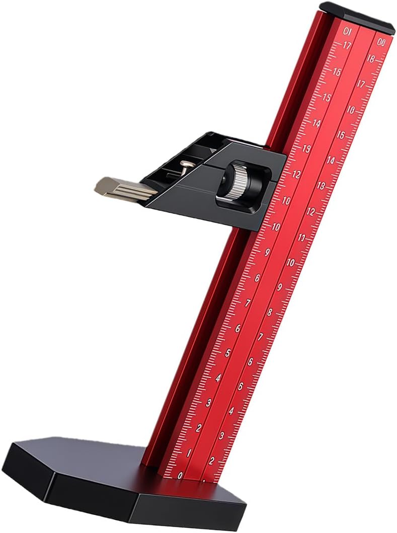 Precise Height and Depth Measuring Gauge Metric English Scale Accurate Measurement Up to 1000mm Ranges for Various Applications Aluminum Gauge - Image 1