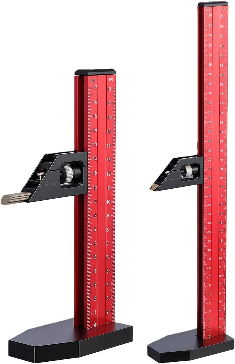 Precise Height and Depth Measuring Gauge Metric English Scale Accurate Measurement Up to 1000mm Ranges for Various Applications Aluminum Gauge - Image 3
