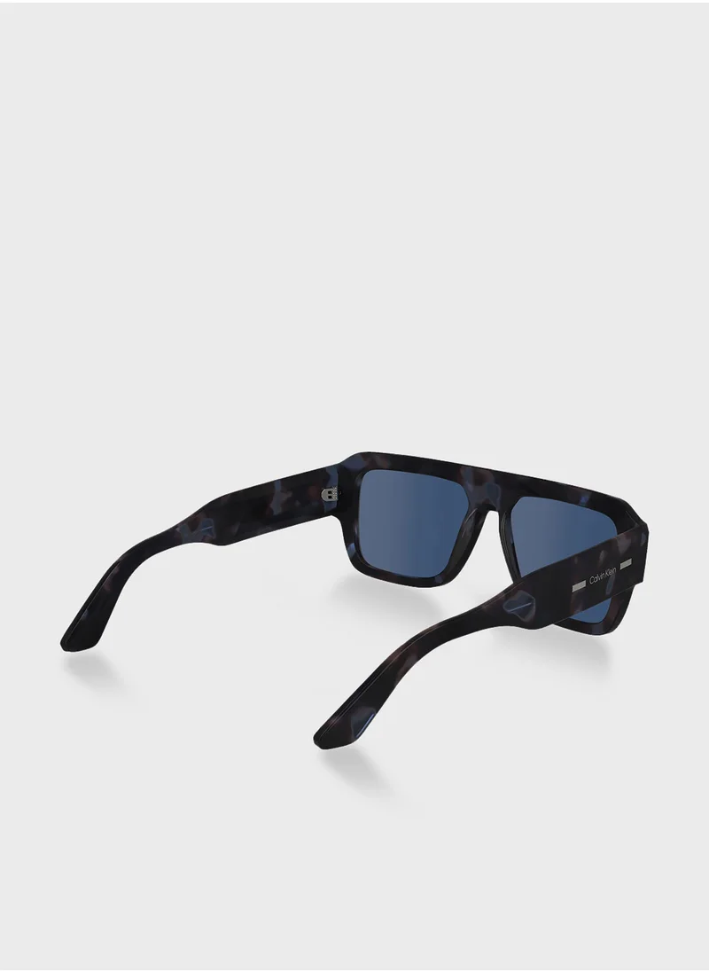 CALVIN KLEIN Modified Rectangle Sunglasses Ck24501S