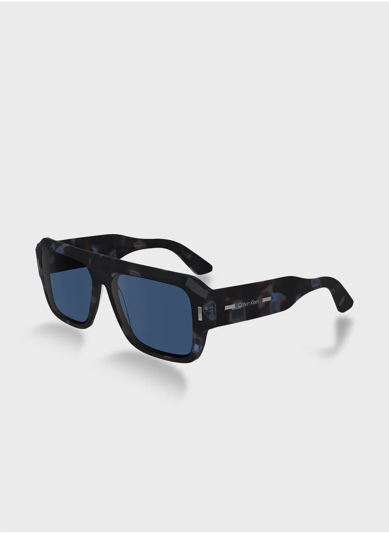 CALVIN KLEIN Modified Rectangle Sunglasses Ck24501S
