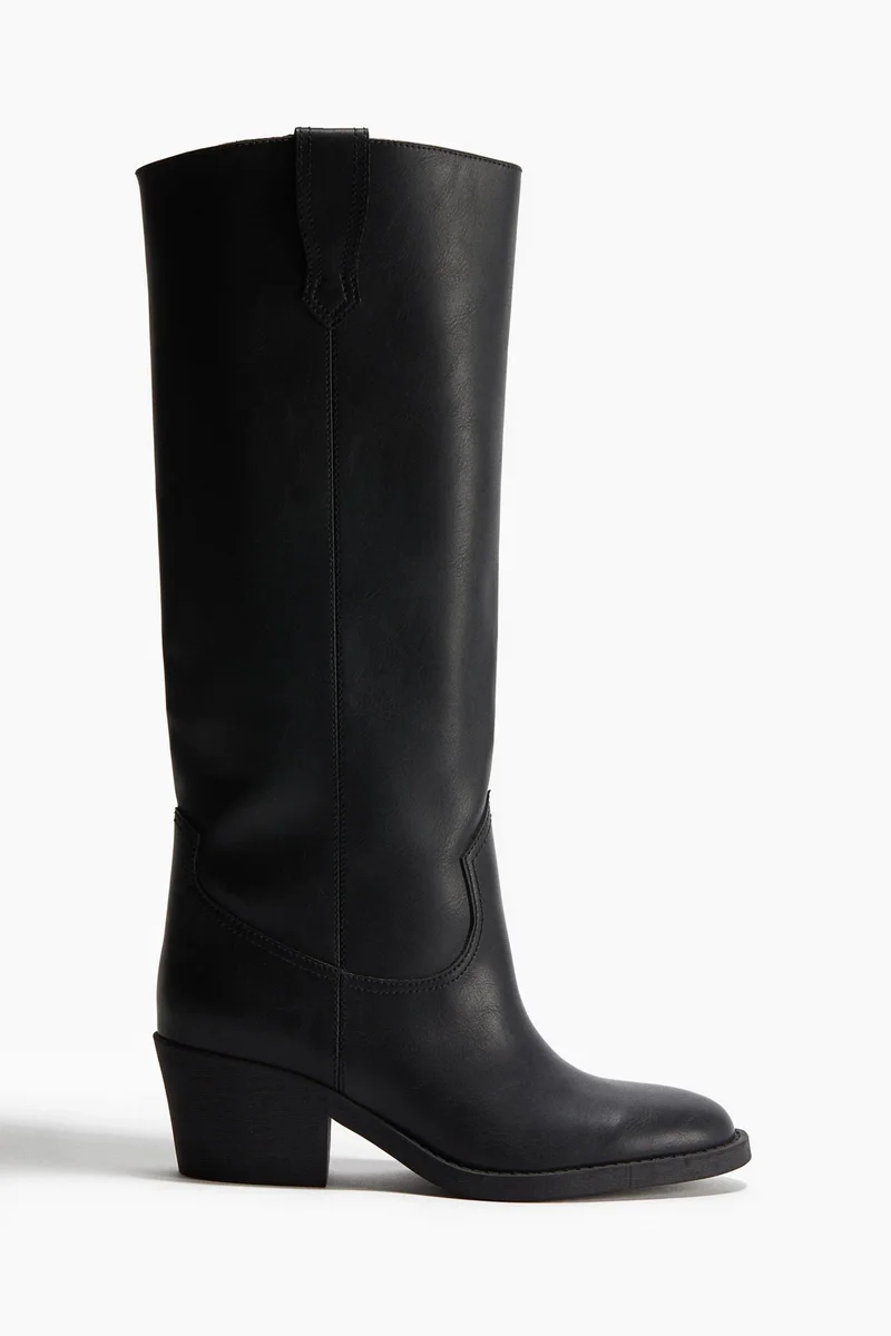H&M Knee-high cowboy boots