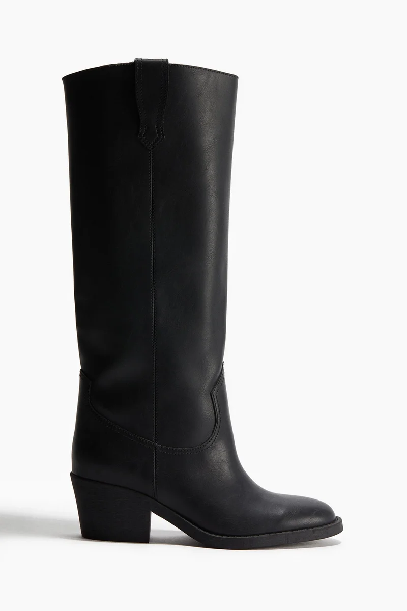 H&M Knee-high cowboy boots