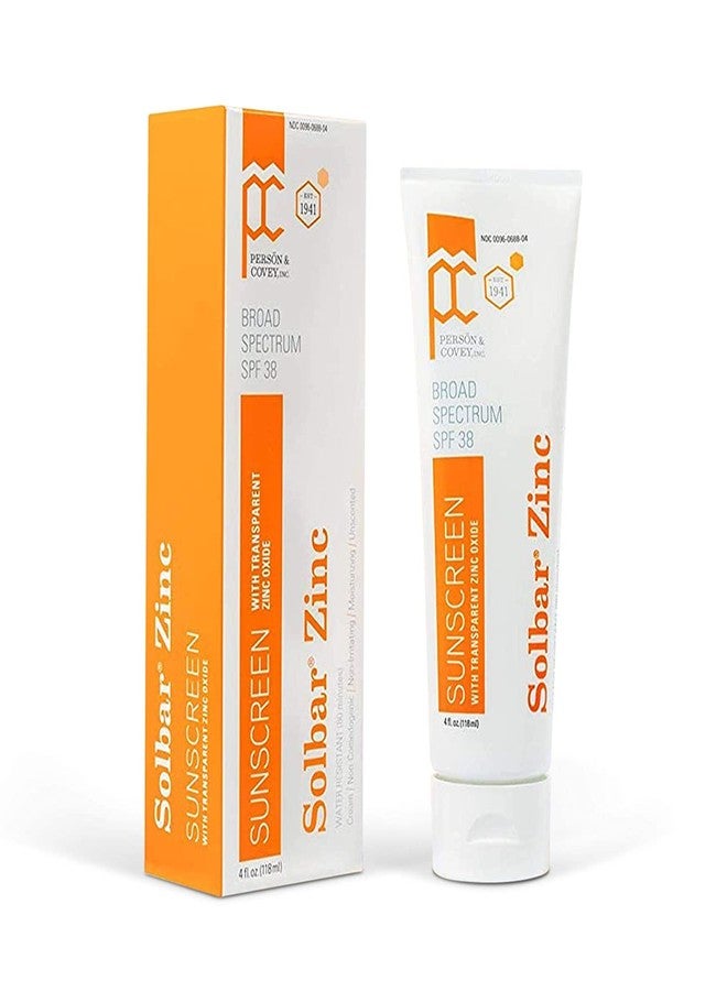 Solbar Zinc Sun Protection Cream SPF 38 4 oz (Pack of 5) - Image 1