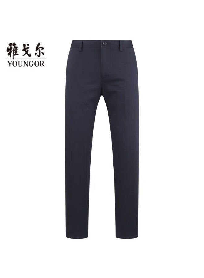 Youngor Men's Pants Autumn Winter Youth Casual Trousers Vcdp319998hwa Gray Blue 180/90a - Image 1