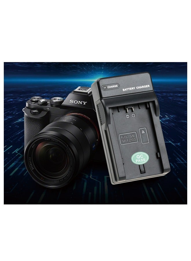 Fb NP-FZ100 Charger for Sony A7M3 A7R3 A7R4 A7M4 A7S3 Camera Batteries USB Charging Dock (Battery Not Included) - Image 1