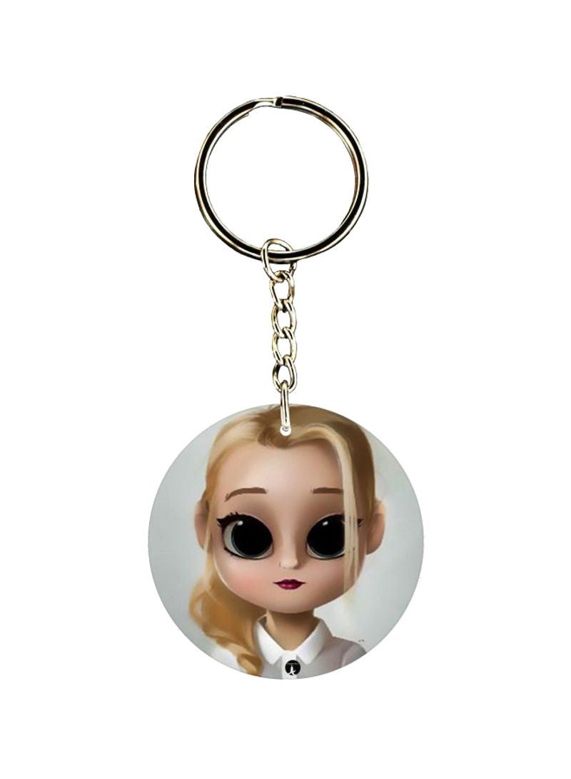 RKN Girl Printed Keychain