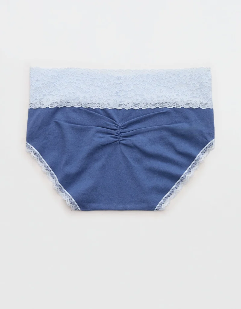 Aerie  Aerie Superchill Vintage Lace Cotton Boybrief Underwear for Women | Best Price UAE