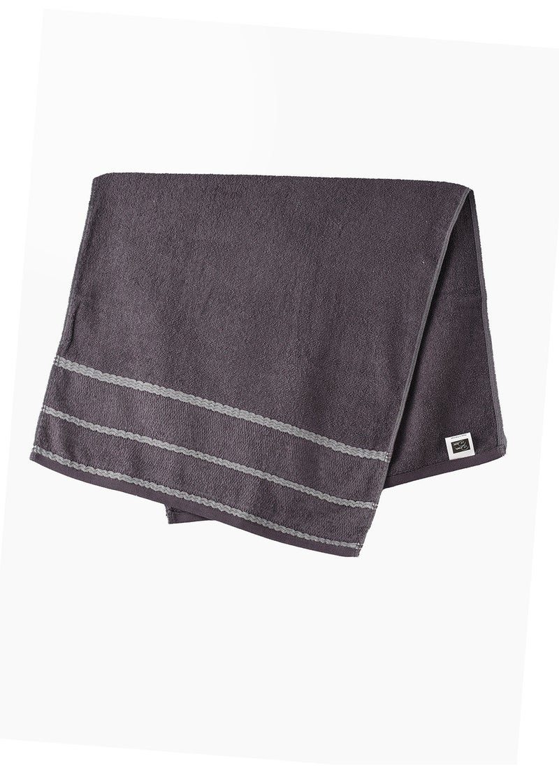 Dream Decor 100% Cotton Hand Towel Set of 3 Light Grey/ Dark Grey/ Light Grey 50x90 cm  - Image 4