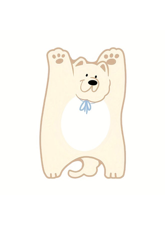 1pcs Cute Cartoon Area Rugs For Bedroom，Soft Diatomaceous Mud Carpet For Bath，Non Slip And Absorbent Mat（15.15x23.42inch） - Image 3