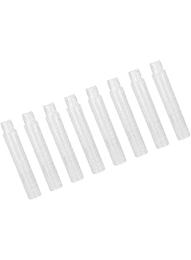 20 Pcs Water Soluble Plastic Chalk Holder Clip Covers Easy Rotate Function For School Home Use With Storage Case - Image 1