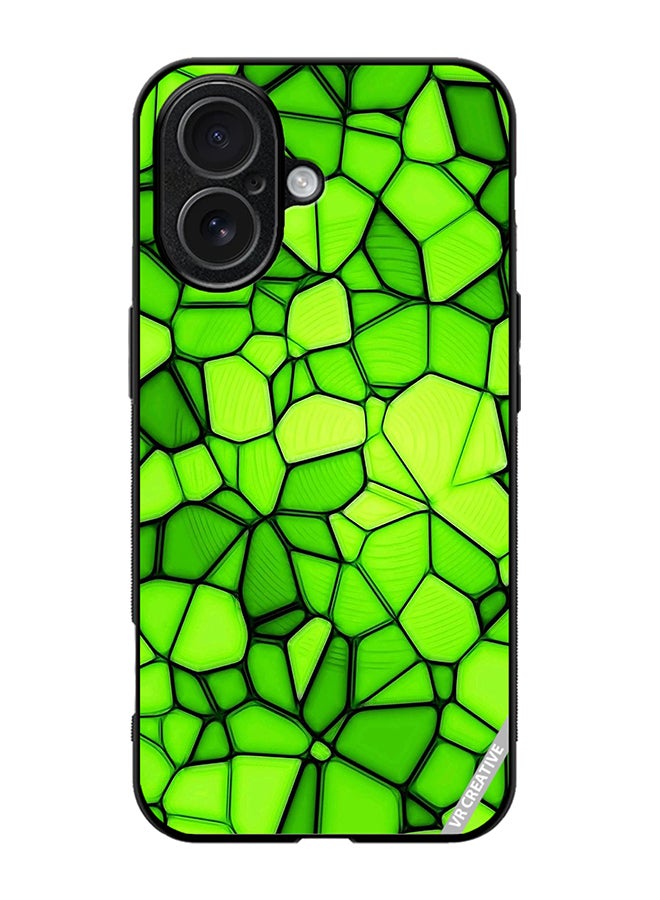 VR CREATIVE Protective Case Cover For Apple iPhone 17 Green Abstract Design Multicolour