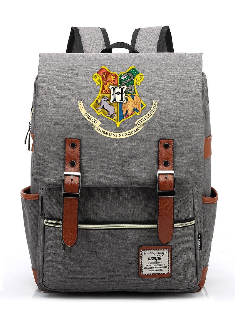 School of Witchcraft and Wizardry Men's and Women's Sports and Leisure Backpack 16 inches
