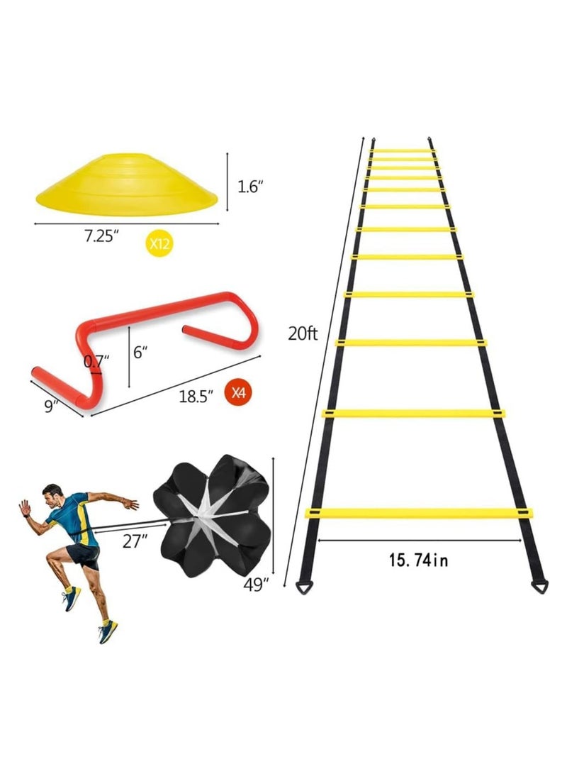 Generic Agility Ladder Workout Equipment Set  - Image 2