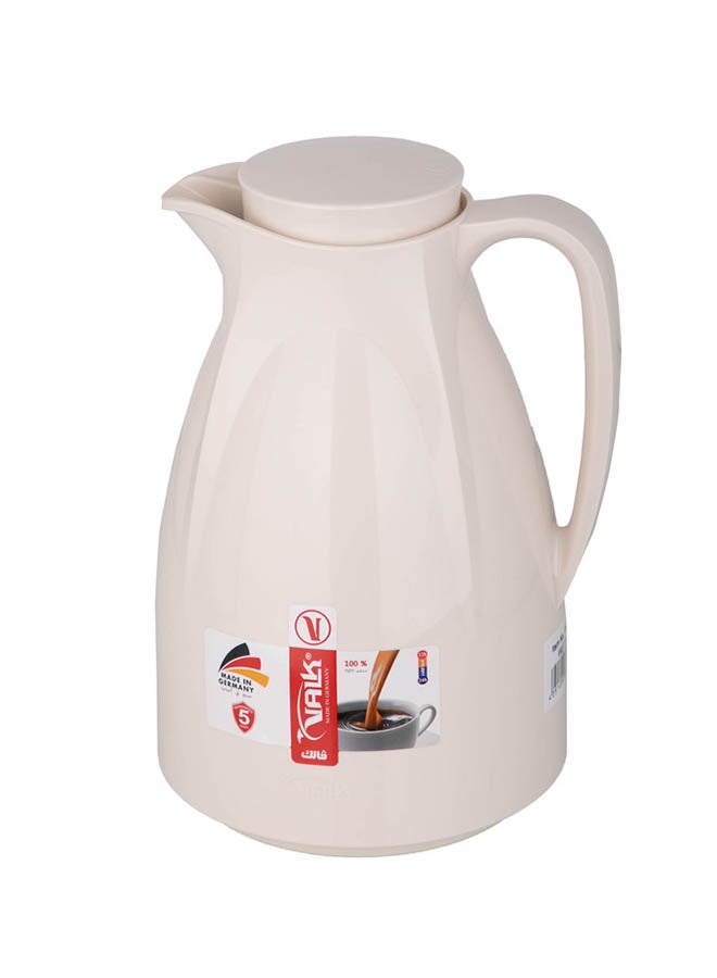VALK Vacuum Flask 1.5 Liter – Double Wall Glass Inner with Durable Plastic Outer, Wide Mouth & Leak-Proof Cap, Made in Germany - Image 2