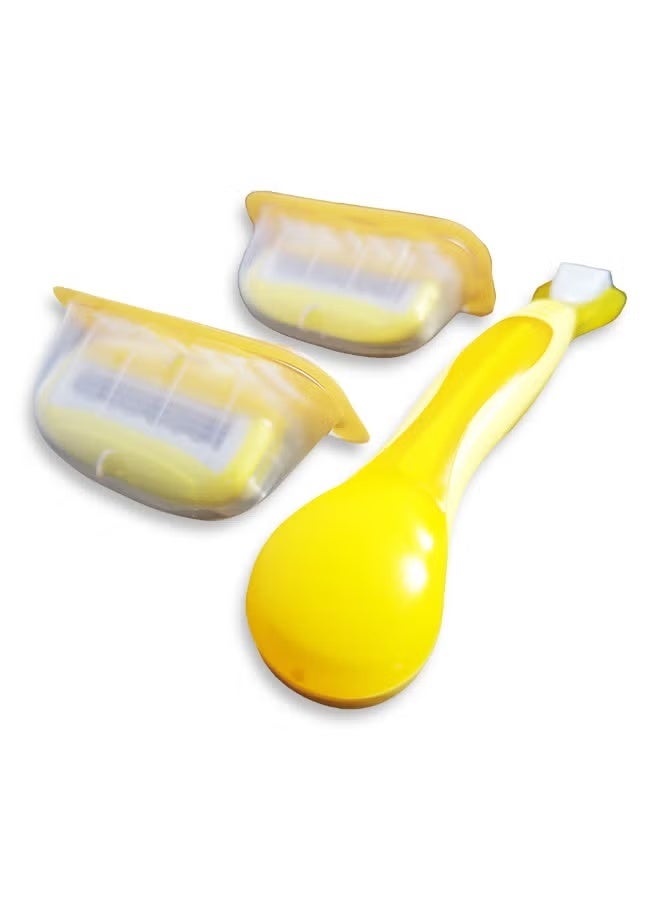 WETELL Comfortglide Spa Breeze 3-blade women's razor, smooth and safe design for sensitive skin, sharp blades and moisturizing foam with plant oil extract for ultra smoothness, with two interchangeable heads and a comfortable handle for easy use, ideal for shaving the body and legs, the movable head does not cause cuts with ease of movement on the body's curves - Image 5