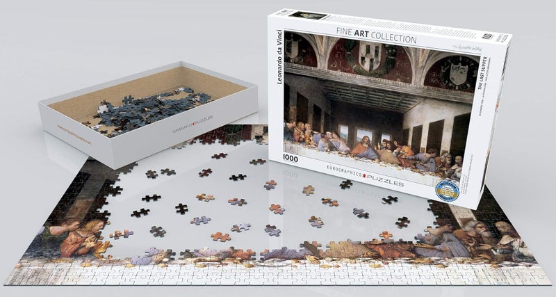 EuroGraphics The Last Supper by Leonard Da Vinci Puzzle 1000Piece - Image 3