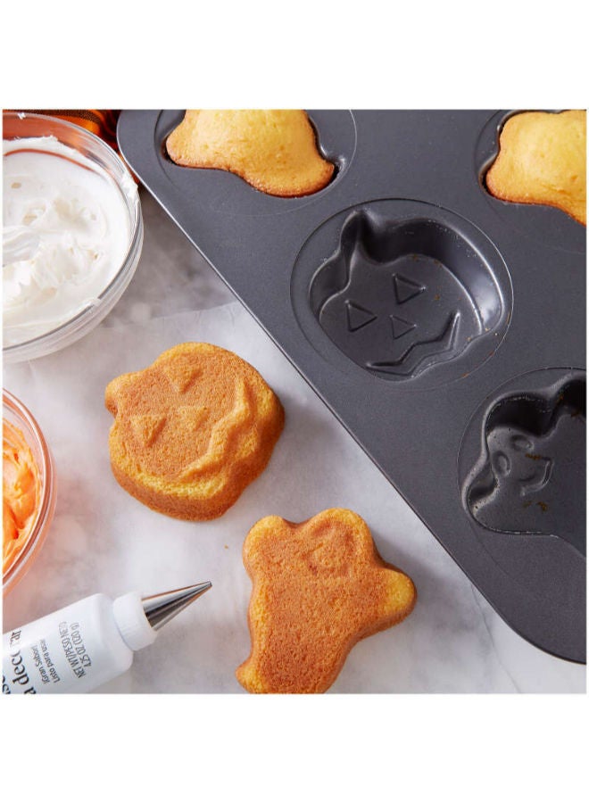 Wilton Halloween Ghost and Pumpkin Mini Cake Pan, 6-Cavity - Image 4