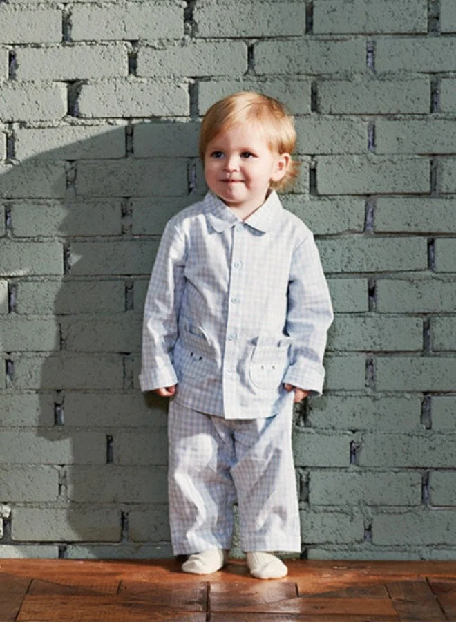 ديف اند بيلا بيجامة منقوشة باللون الأزرق